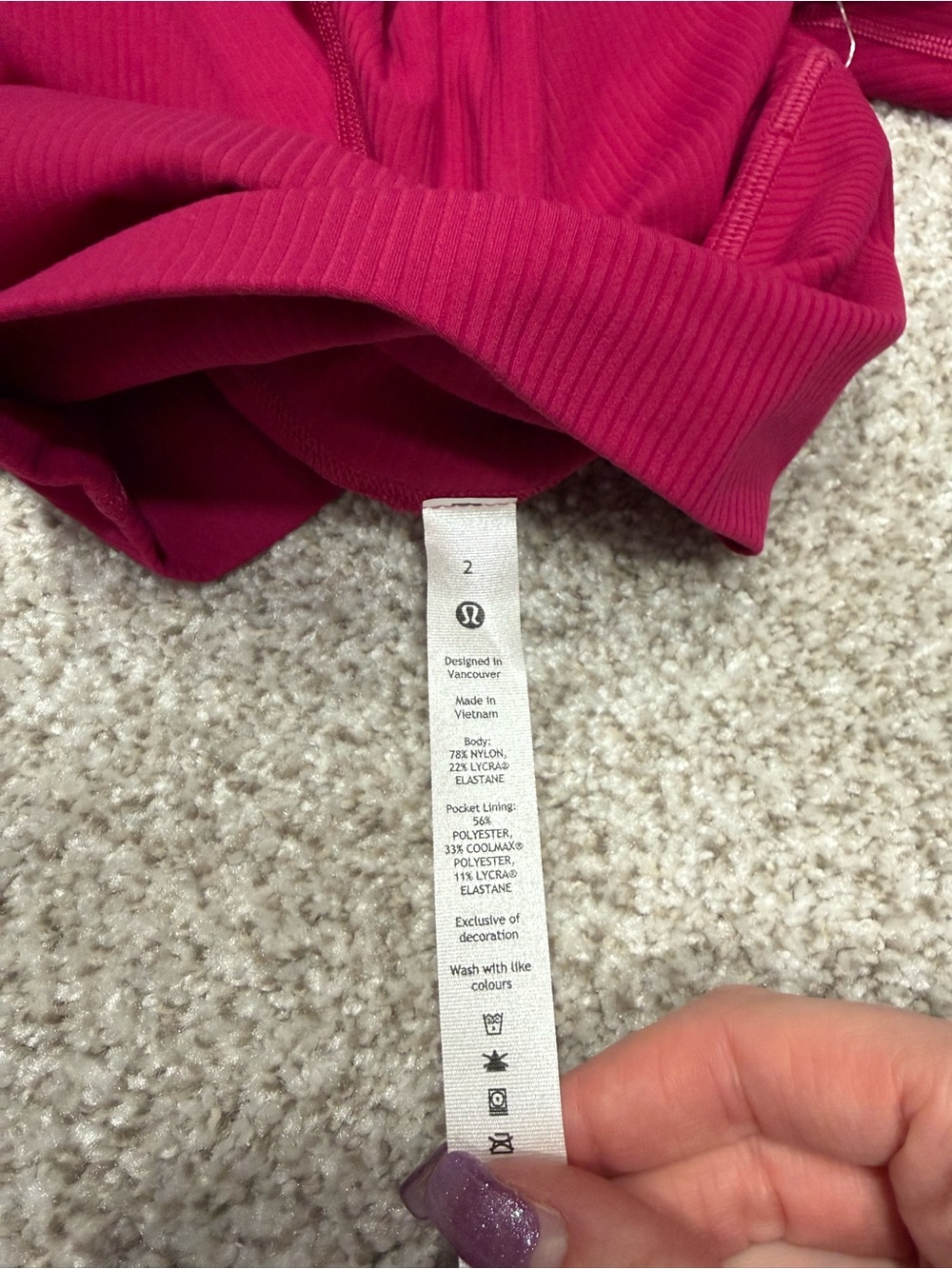 Lululemon Ribbed Align Pant - Picture 4 of 4